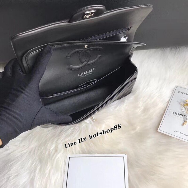 CHANEL女包 1112 中號25cm 最新升級版 進口小羊皮 香奈兒單肩包 大V格 Chanel斜挎女包 djc1098